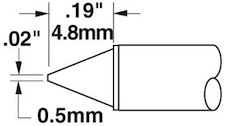 Solder Tip, Smart Heat PowerTips, STTC-516Metcal  